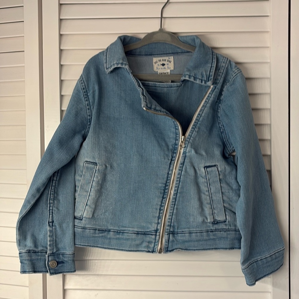 Carter’s asymmetrical Jean Jacket, size 4T